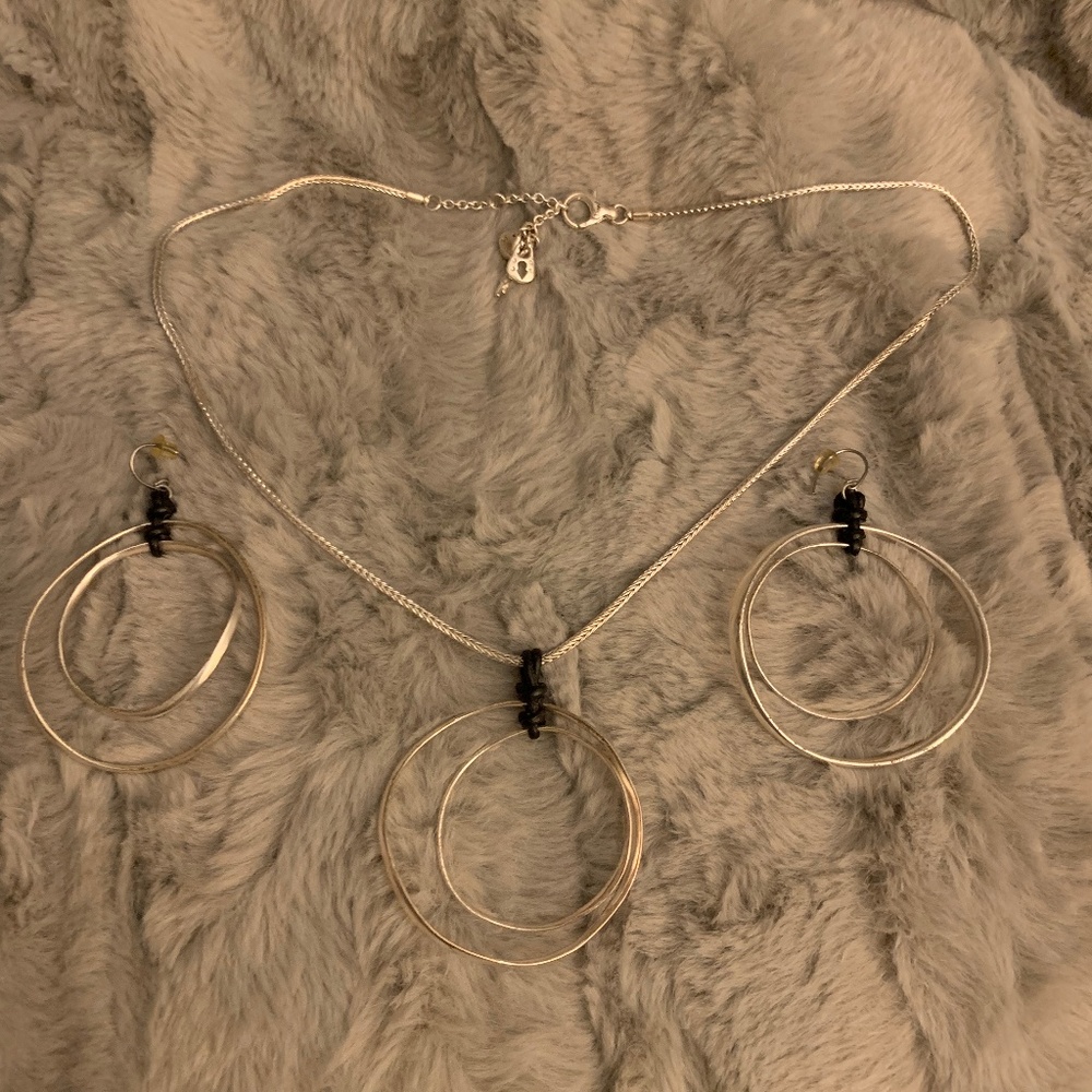 Fossil | Circle Earring & Necklace Set
